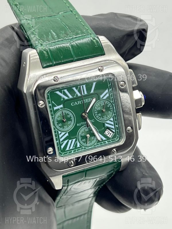 Товар Cartier Santos 100 XL Chronograph 41mm Art 7872 Фото 10 - Cartier Santos 100 XL Chronograph 41mm Art 7872