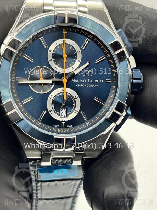 Фото 2 - Maurice Lacroix Aikon Chronograph 44mm AI1018-SS001-432-4