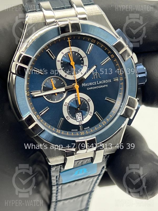 Фото 3 - Maurice Lacroix Aikon Chronograph 44mm AI1018-SS001-432-4