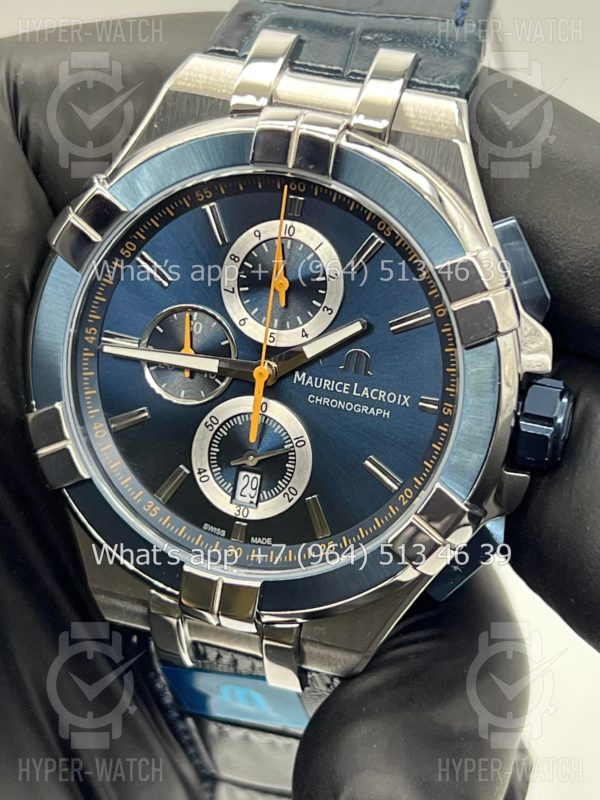 Фото 6 - Maurice Lacroix Aikon Chronograph 44mm AI1018-SS001-432-4
