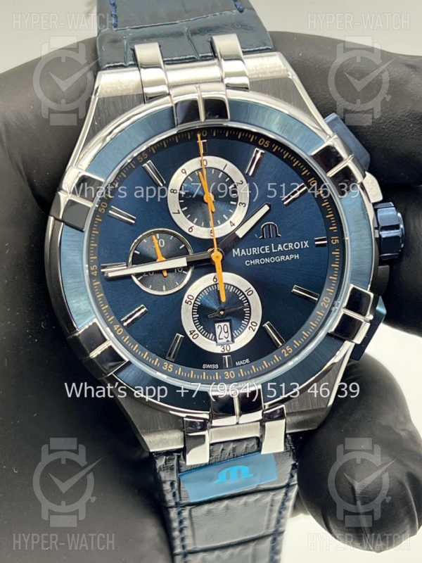 Фото 7 - Maurice Lacroix Aikon Chronograph 44mm AI1018-SS001-432-4