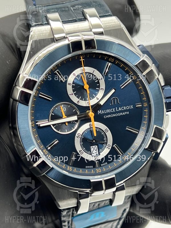 Фото 10 - Maurice Lacroix Aikon Chronograph 44mm AI1018-SS001-432-4