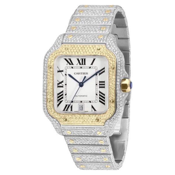 Товар Cartier Santos de Cartier 40mm Diamond Steel White Фото 1 - Cartier Santos de Cartier 40mm Diamond Steel White