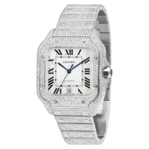 Фото 48 - Cartier Santos de Cartier 40mm Diamond White Steel