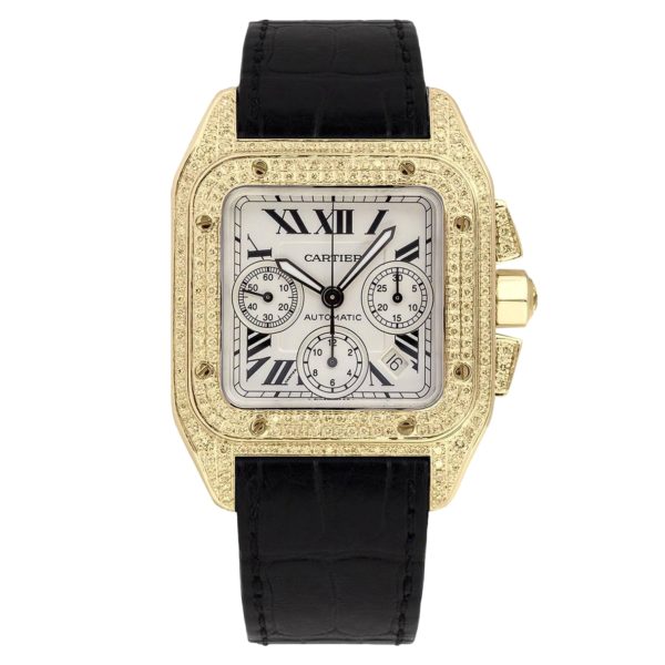 Товар Cartier Santos 100 XL Chronograph 41mm Art 7868 Фото 1 - Cartier Santos 100 XL Chronograph 41mm Art 7868