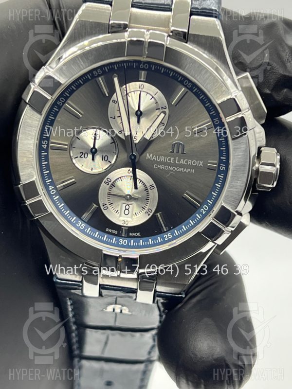 Фото 2 - Maurice Lacroix Aikon Chronograph 44mm AI1018-SS001-333-1