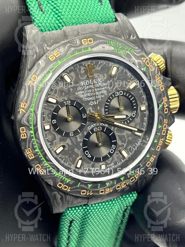 Товар Rolex Cosmograph Daytona Carbon DIW Emerald Green Фото 10 - Rolex Cosmograph Daytona Carbon DIW Emerald Green