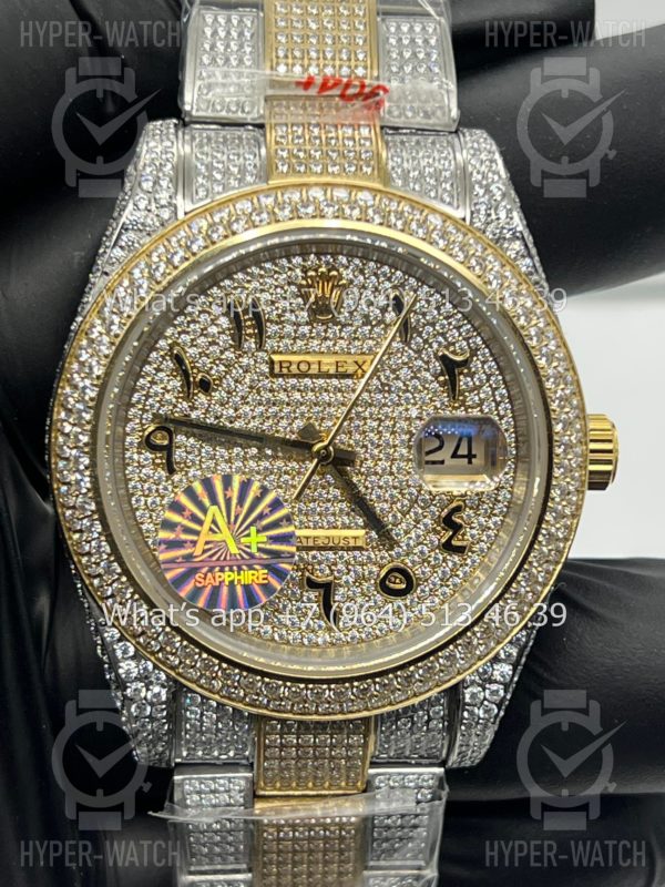 Товар Rolex Datejust 41mm 126300 Diamond Arabic Oyster Фото 2 - Rolex Datejust 41mm 126300 Diamond Arabic Oyster