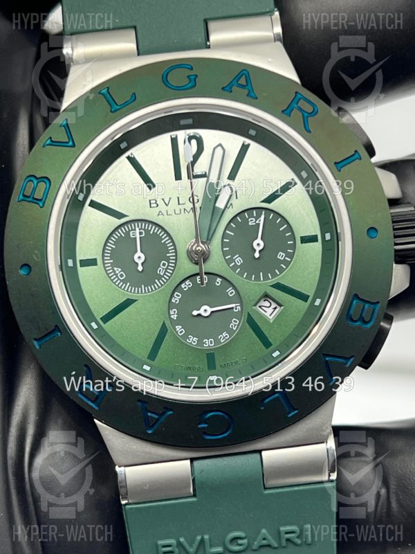 Товар Bvlgari Diagono Aluminium 40mm Art 8243 Фото 2 - Bvlgari Diagono Aluminium 40mm Art 8243