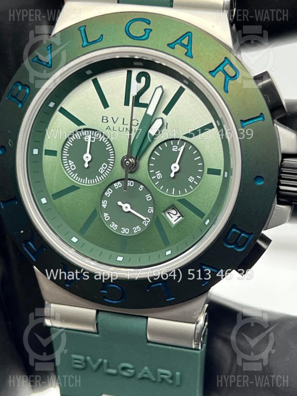 Товар Bvlgari Diagono Aluminium 40mm Art 8243 Фото 6 - Bvlgari Diagono Aluminium 40mm Art 8243