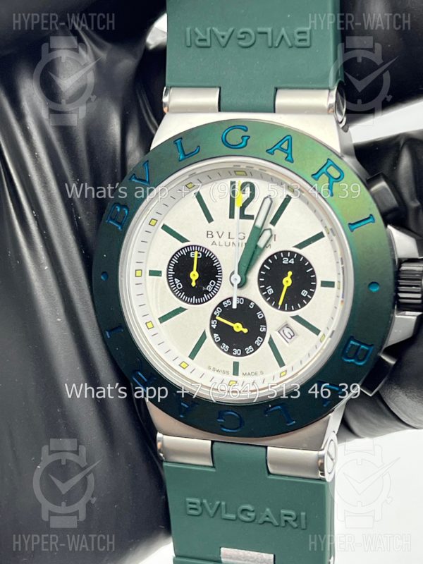 Товар Bvlgari Diagono Aluminium 40mm Art 8244 Фото 7 - Bvlgari Diagono Aluminium 40mm Art 8244