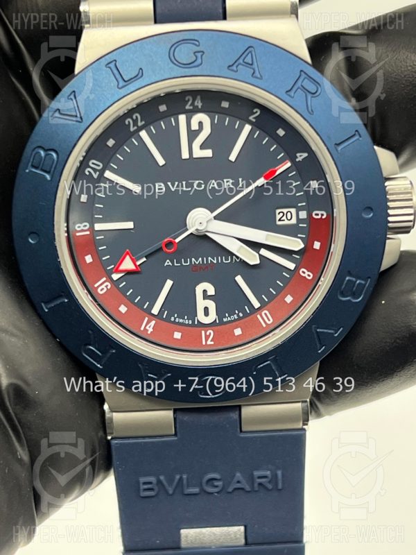 Товар Bvlgari Diagono Aluminium GMT 40mm Art 8251 Фото 4 - Bvlgari Diagono Aluminium GMT 40mm Art 8251