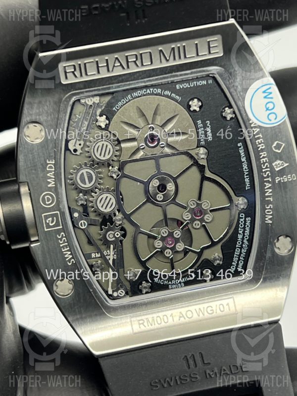 Товар Richard Mille RM 001 Tourbillon Steel Black Фото 21 - Richard Mille RM 001 Tourbillon Steel Black