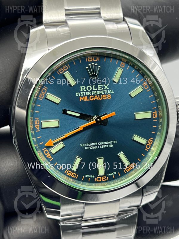 Товар Rolex Milgauss 40mm 116400GV Ice Blue Фото 7 - Rolex Milgauss 40mm 116400GV Ice Blue