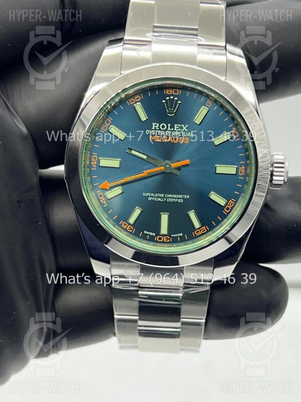 Товар Rolex Milgauss 40mm 116400GV Ice Blue Фото 8 - Rolex Milgauss 40mm 116400GV Ice Blue