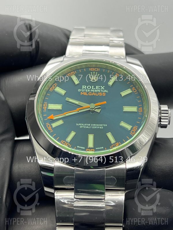 Товар Rolex Milgauss 40mm 116400GV Ice Blue Фото 9 - Rolex Milgauss 40mm 116400GV Ice Blue
