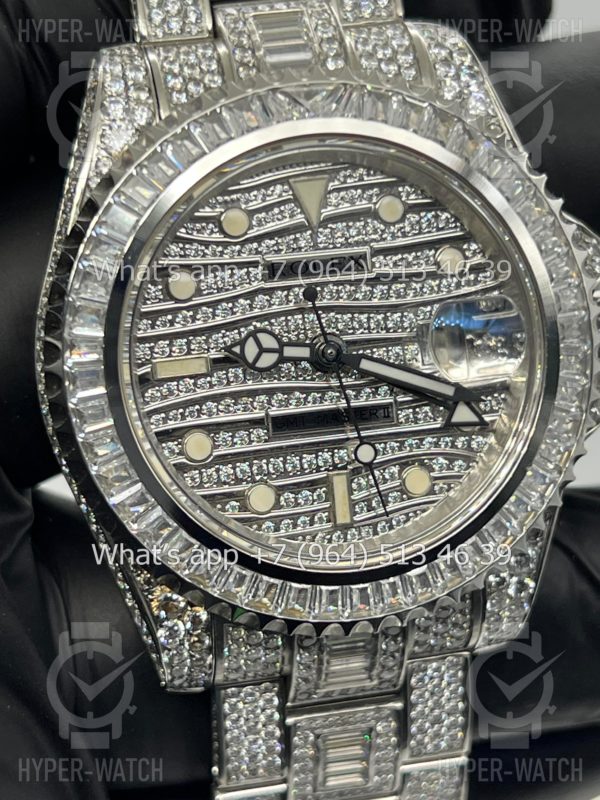 Товар Rolex GMT Master II 40mm 116710 Full Diamond Steel Фото 5 - Rolex GMT Master II 40mm 116710 Full Diamond Steel