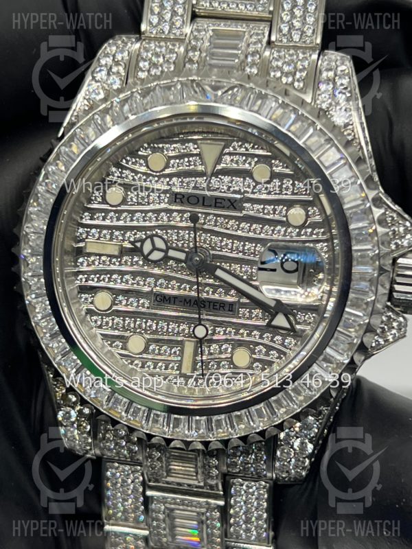 Товар Rolex GMT Master II 40mm 116710 Full Diamond Steel Фото 6 - Rolex GMT Master II 40mm 116710 Full Diamond Steel