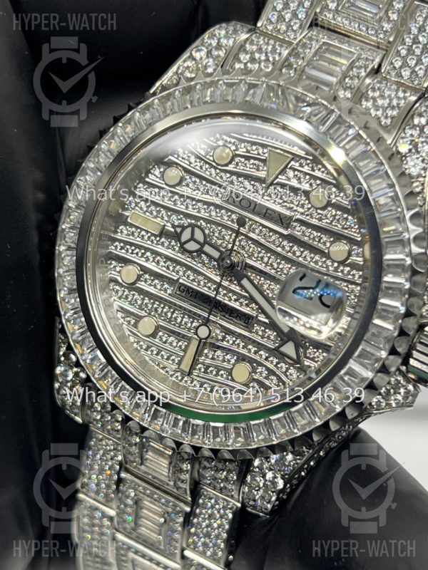 Товар Rolex GMT Master II 40mm 116710 Full Diamond Steel Фото 7 - Rolex GMT Master II 40mm 116710 Full Diamond Steel