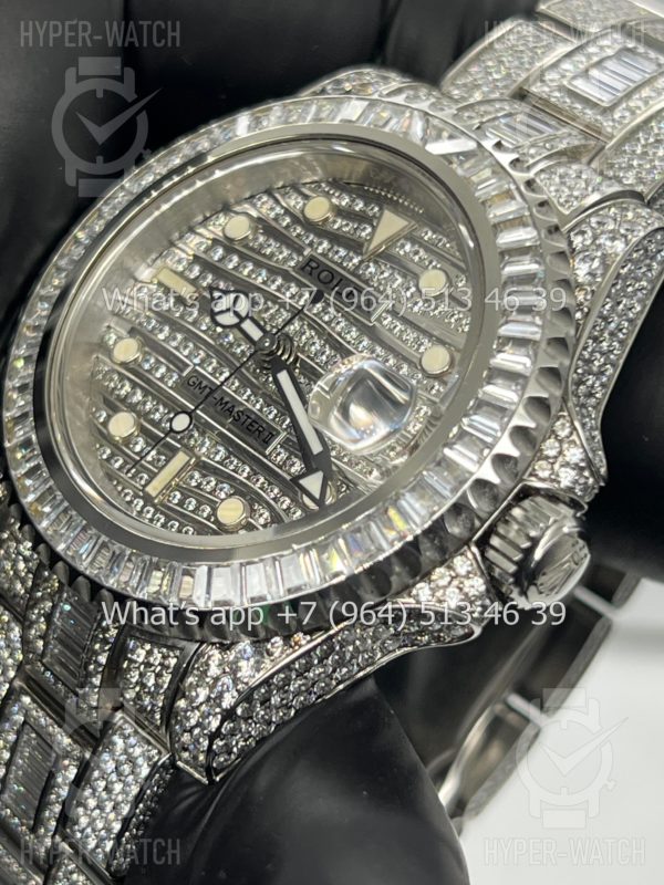 Товар Rolex GMT Master II 40mm 116710 Full Diamond Steel Фото 8 - Rolex GMT Master II 40mm 116710 Full Diamond Steel