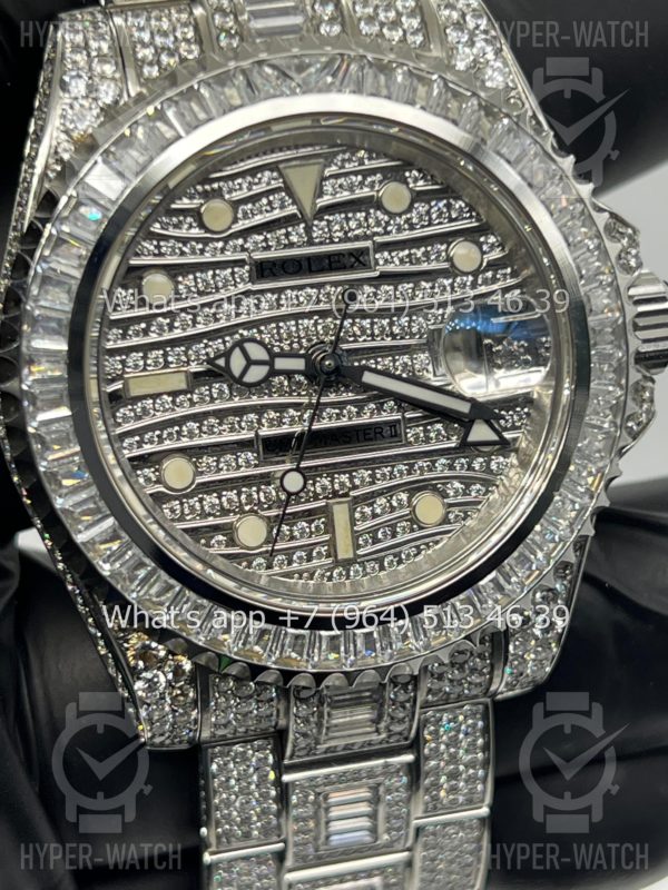 Товар Rolex GMT Master II 40mm 116710 Full Diamond Steel Фото 9 - Rolex GMT Master II 40mm 116710 Full Diamond Steel