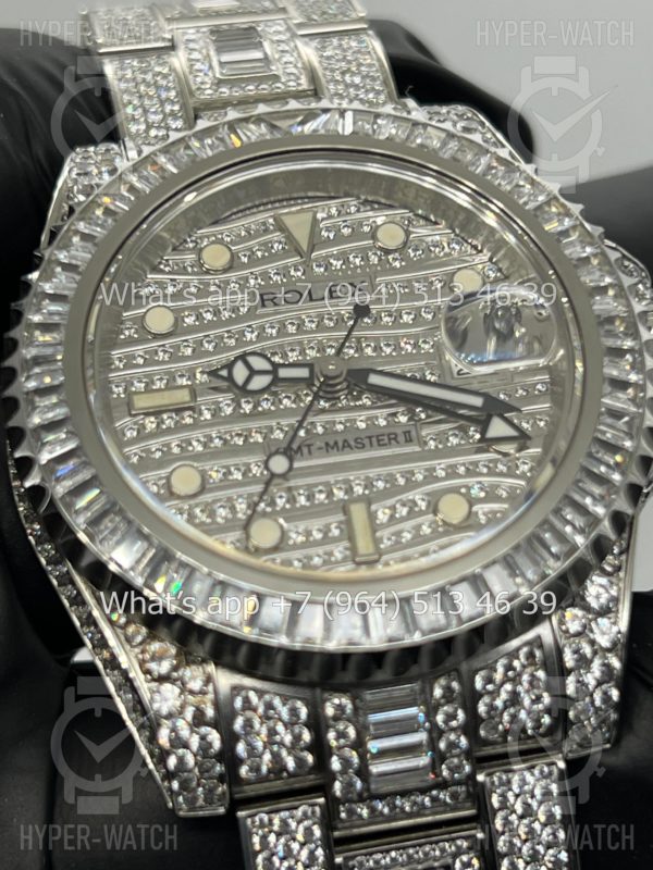 Товар Rolex GMT Master II 40mm 116710 Full Diamond Steel Фото 11 - Rolex GMT Master II 40mm 116710 Full Diamond Steel