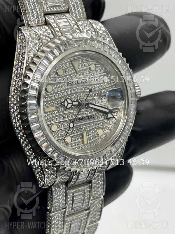 Товар Rolex GMT Master II 40mm 116710 Full Diamond Steel Фото 12 - Rolex GMT Master II 40mm 116710 Full Diamond Steel