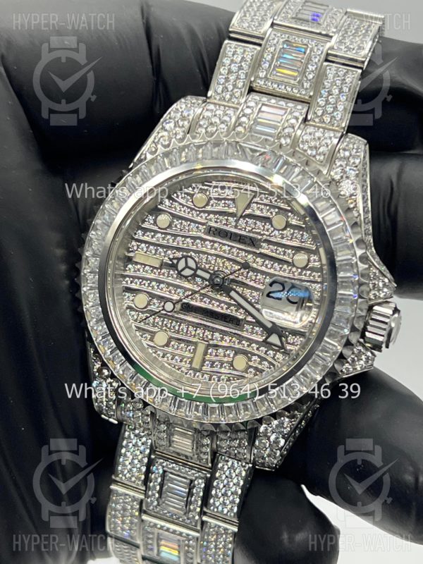 Товар Rolex GMT Master II 40mm 116710 Full Diamond Steel Фото 13 - Rolex GMT Master II 40mm 116710 Full Diamond Steel