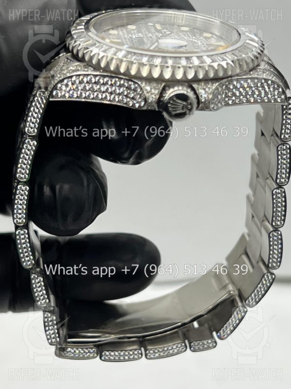 Товар Rolex GMT Master II 40mm 116710 Full Diamond Steel Фото 17 - Rolex GMT Master II 40mm 116710 Full Diamond Steel