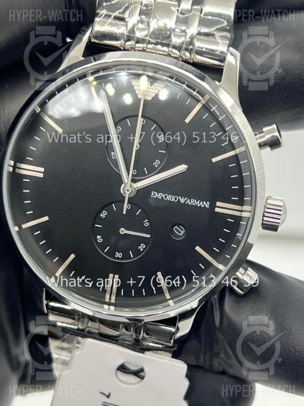 Товар Emporio Armani Aviator Chronograph 43mm AR0389 Art 8369 Фото 4 - Emporio Armani Aviator Chronograph 43mm AR0389 Art 8369