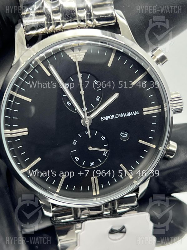 Товар Emporio Armani Aviator Chronograph 43mm AR0389 Art 8369 Фото 8 - Emporio Armani Aviator Chronograph 43mm AR0389 Art 8369