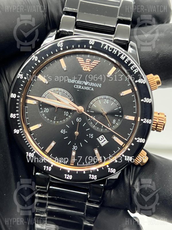 Товар Emporio Armani Mario Chronograph 43mm AR70002 Art 8371 Фото 2 - Emporio Armani Mario Chronograph 43mm AR70002 Art 8371