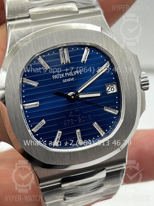 Фото 5 - Patek Philippe Nautilus 40mm 5711/1P 40th Anniversary Blue Steel
