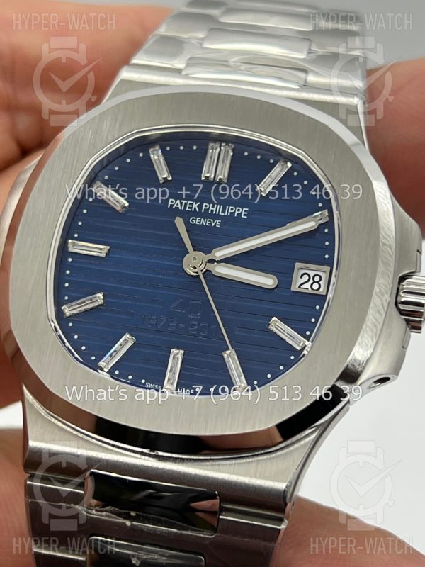 Фото 8 - Patek Philippe Nautilus 40mm 5711/1P 40th Anniversary Blue Steel