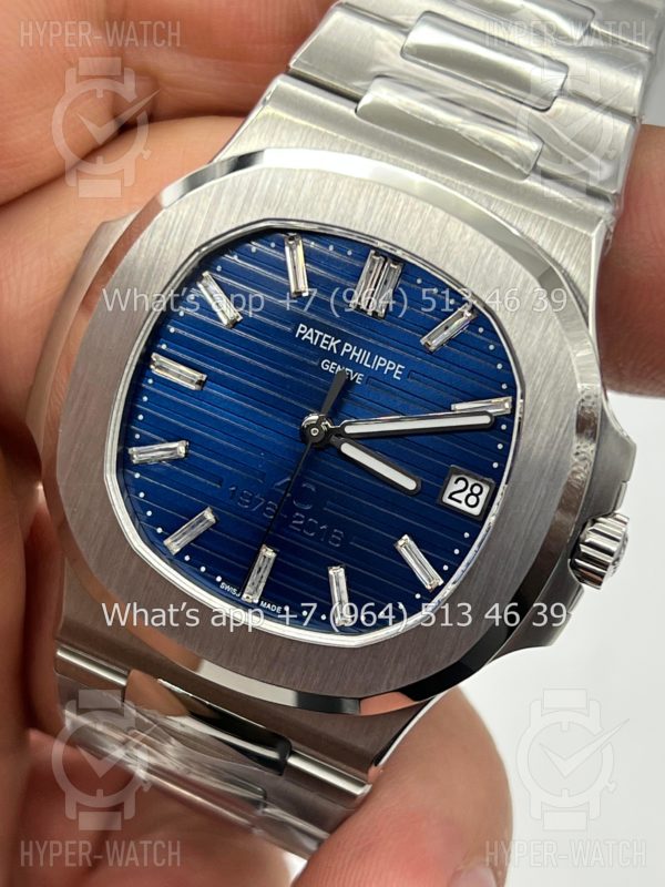 Фото 10 - Patek Philippe Nautilus 40mm 5711/1P 40th Anniversary Blue Steel