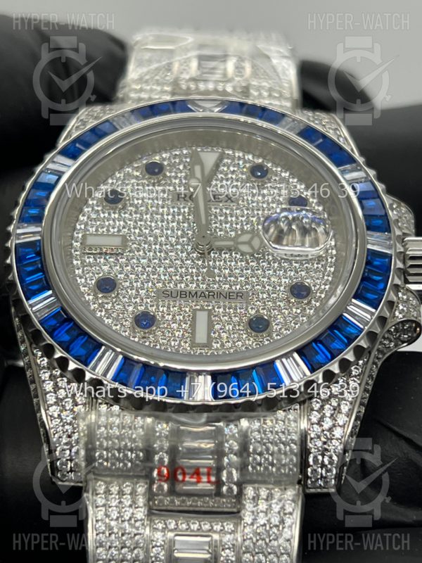 Товар Rolex Submariner 40mm Diamond Blue Steel Фото 5 - Rolex Submariner 40mm Diamond Blue Steel
