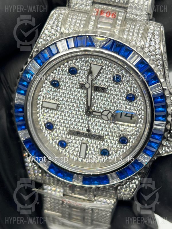 Товар Rolex Submariner 40mm Diamond Blue Steel Фото 10 - Rolex Submariner 40mm Diamond Blue Steel