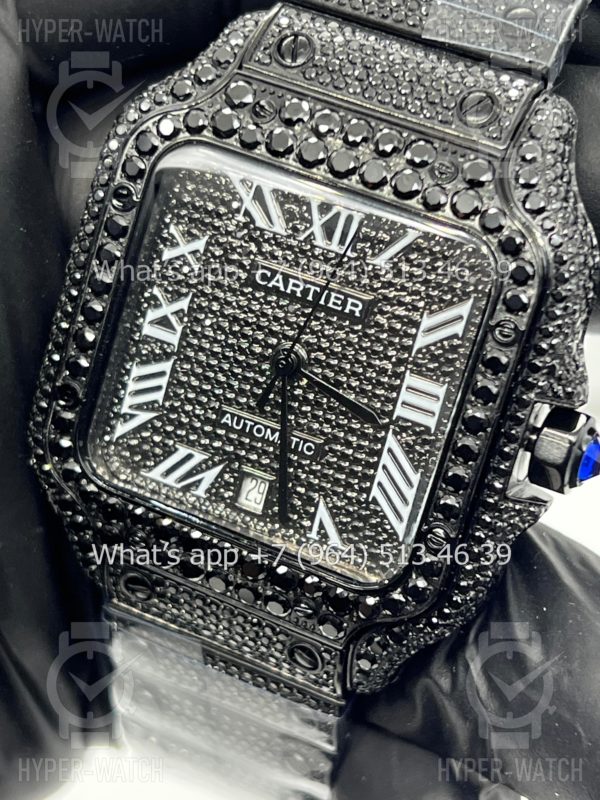 Товар Cartier Santos de Cartier 40mm Diamond Black Фото 3 - Cartier Santos de Cartier 40mm Diamond Black
