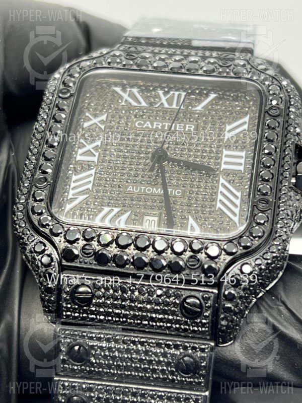 Товар Cartier Santos de Cartier 40mm Diamond Black Фото 4 - Cartier Santos de Cartier 40mm Diamond Black