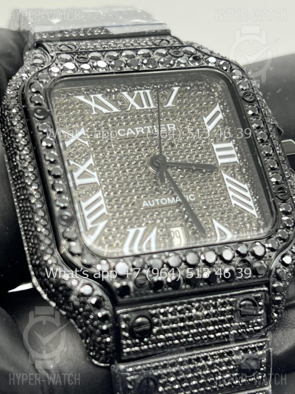 Товар Cartier Santos de Cartier 40mm Diamond Black Фото 5 - Cartier Santos de Cartier 40mm Diamond Black