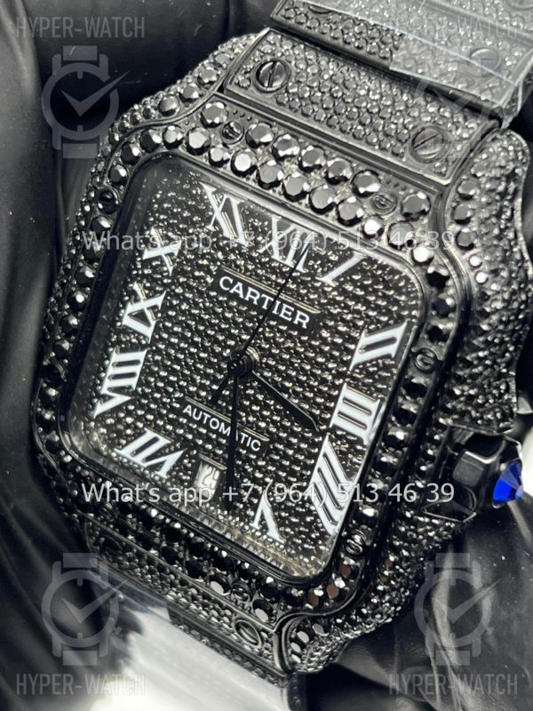 Товар Cartier Santos de Cartier 40mm Diamond Black Фото 7 - Cartier Santos de Cartier 40mm Diamond Black
