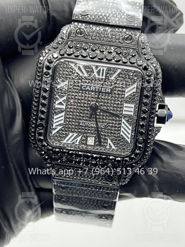 Товар Cartier Santos de Cartier 40mm Diamond Black Фото 12 - Cartier Santos de Cartier 40mm Diamond Black