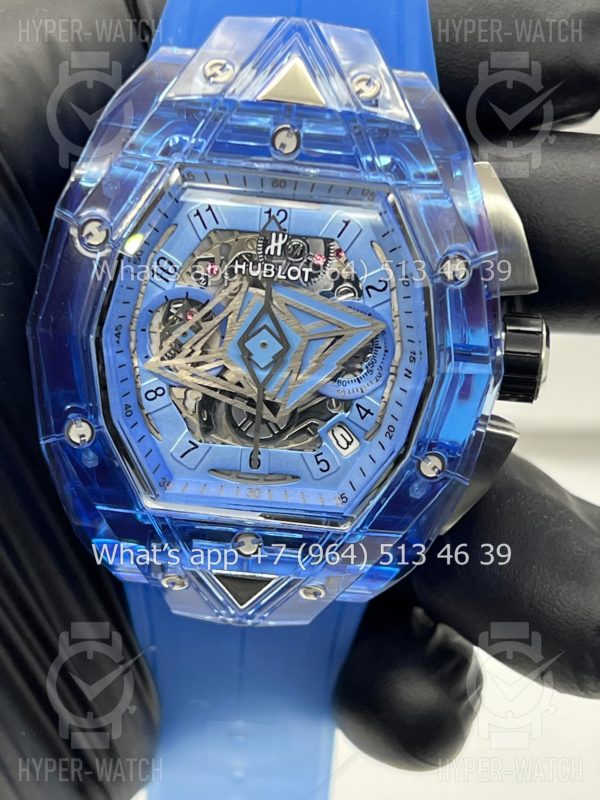 Фото 2 - Hublot Spirit of Big Bang Sang Bleu 42mm Art 8507