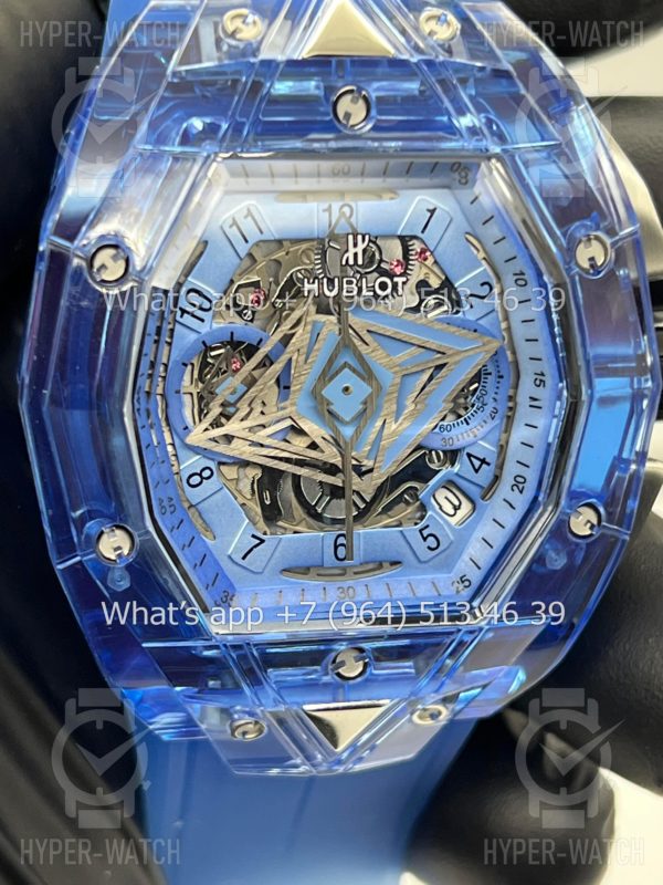 Фото 4 - Hublot Spirit of Big Bang Sang Bleu 42mm Art 8507