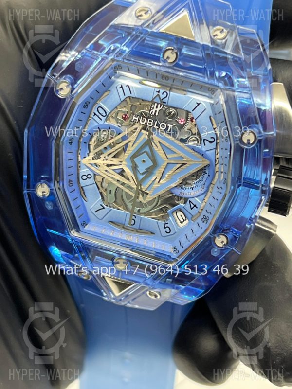 Фото 8 - Hublot Spirit of Big Bang Sang Bleu 42mm Art 8507