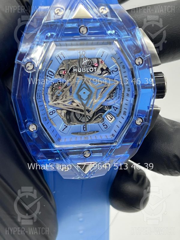 Фото 10 - Hublot Spirit of Big Bang Sang Bleu 42mm Art 8507
