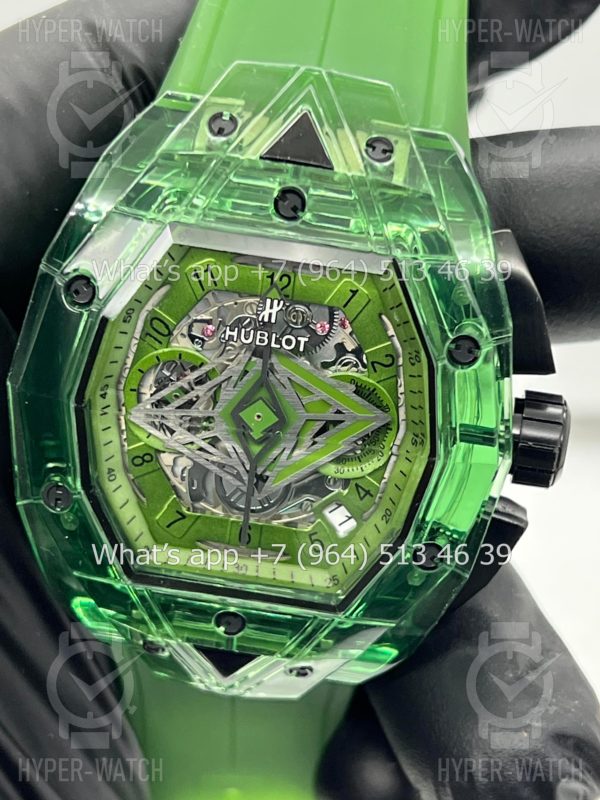 Фото 8 - Hublot Spirit of Big Bang Sang Bleu 42mm Art 8508