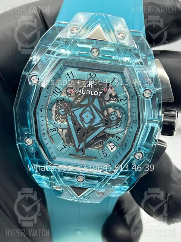 Фото 2 - Hublot Spirit of Big Bang Sang Bleu 42mm Art 8470