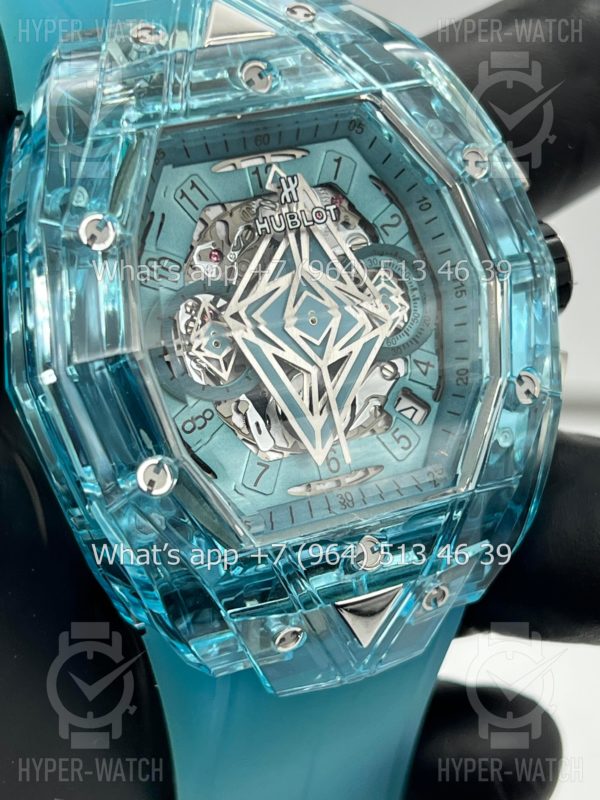 Фото 6 - Hublot Spirit of Big Bang Sang Bleu 42mm Art 8470