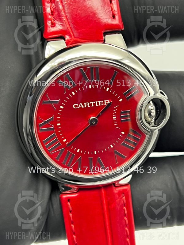 Фото 3 - Cartier Ballon Bleu de Cartier 33mm Red